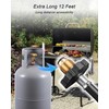 GUZIKO 12FT Replacement Propane Hose with 1/4" Inverted Male Flare,