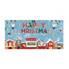 Second Ave Happy Christmas Xmas Wooden Hanging Decoration Festive Home