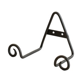 IHI EST. 1986 India Handicrafts 2170 Black Swirl X-Small 3 inch Iron Decorative Display Easel