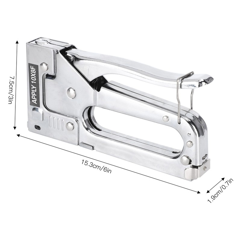 Manual Stapler MultiFunction Iron Stainless Steel Hand Operated Nailing Equipment
