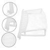 Healvian Clear Travel Makeup Bag Portable Zippered Cosmetic Organizer for