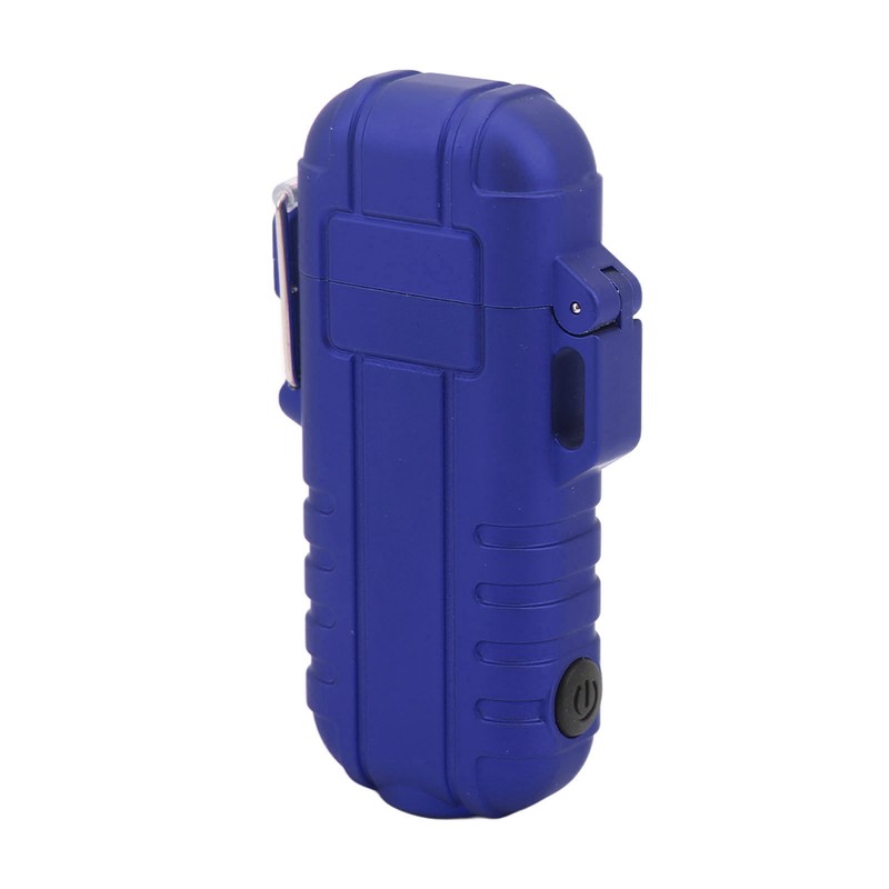 Outdoor Double Arc Electric Lighter Portable Waterproof Flashlight Lighter Charging