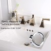 4 Pack Bathroom Basin Sink Round Hole Trim Chrome Overflow