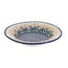Blue Rose Polish Pottery Garden Bouquet Soup Plate