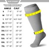 Mojo Compression Socks Small Grey Knee-High Support Hose - 20-30mmHg
