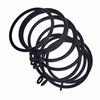 20PCS 55MM Black Metal Curtain Ring with Eyelet and 20pcs