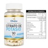 Citrato Potasio 500 Suplemento Calambres Musculares Balance Electrolítico Hidratación Alta
