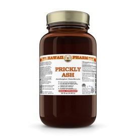 Prickly Ash (Zanthoxylum Clava-Herculis) Dry Bark Tincture, Made in Hawaii, All Natural, Vegan, Pure Liquid Extract - 32 fl.oz