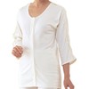 One-touch Clothe Women's Open Front Both Shoulders Arms Open 7/Sleeves