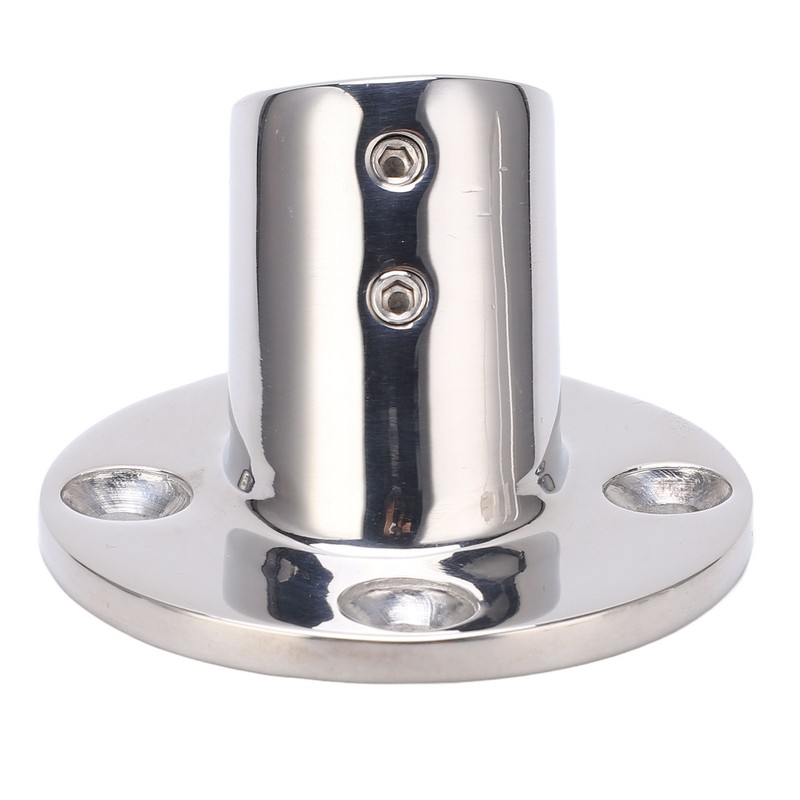 Boat Handrail Round Base Fitting 316 Stainless Steel Marine Hardware