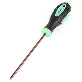Sourcingmap Torx Screwdriver, T8 Magnetic Star Screw Driver with 4" Metal Shaft and Black Green Handle