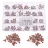 TopHomer Ceramic Capacitor Assortment Kit, 960 Pieces, 24 Values, 2pF-0.1UF,