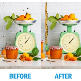 TUTINGKE Fly Paper Trap for Catching Bugs Insects Fruit Flies Moths, Sticky Hanging Flies Trape Catcher Ribbon, Fruit Fly Gnat Trap for House, Garden, Bullpen, Stable,Pasture - Eco-Friendly (16)