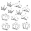 Healeved 12pcs Rhinestone Nail Art Decorations for Manicure Jewelry Nail