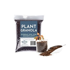 Southside Plants Ornaments Plant Granola - 1 Gallon Everyday Soil for Everyday houseplants Organic Coconut Chips,Coir,Horticultural Charcoal,and Chunky Perlite,Brown