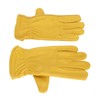 Garden Cowhide Gloves Wear Resistance Full Finger Leather Gloves for