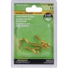 Hillman Hardware Essentials Hook and Eye Latch Brass 2-1/2 Inch"