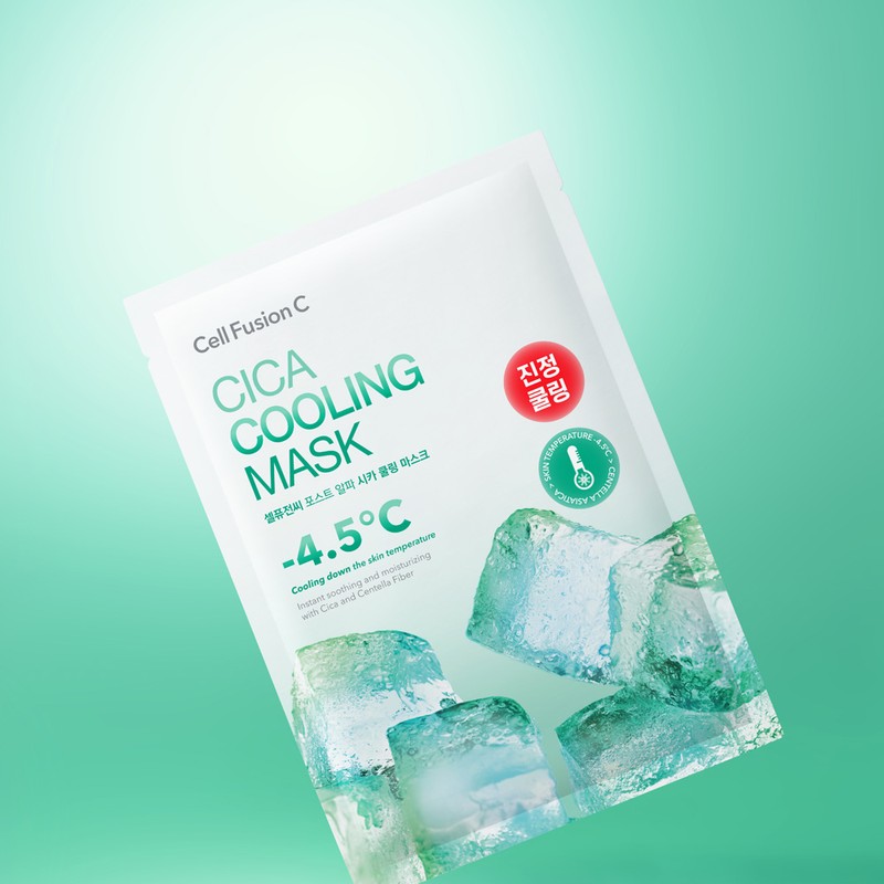 Cell Fusion C Cica Cooling Mask Total 10 sheets (5