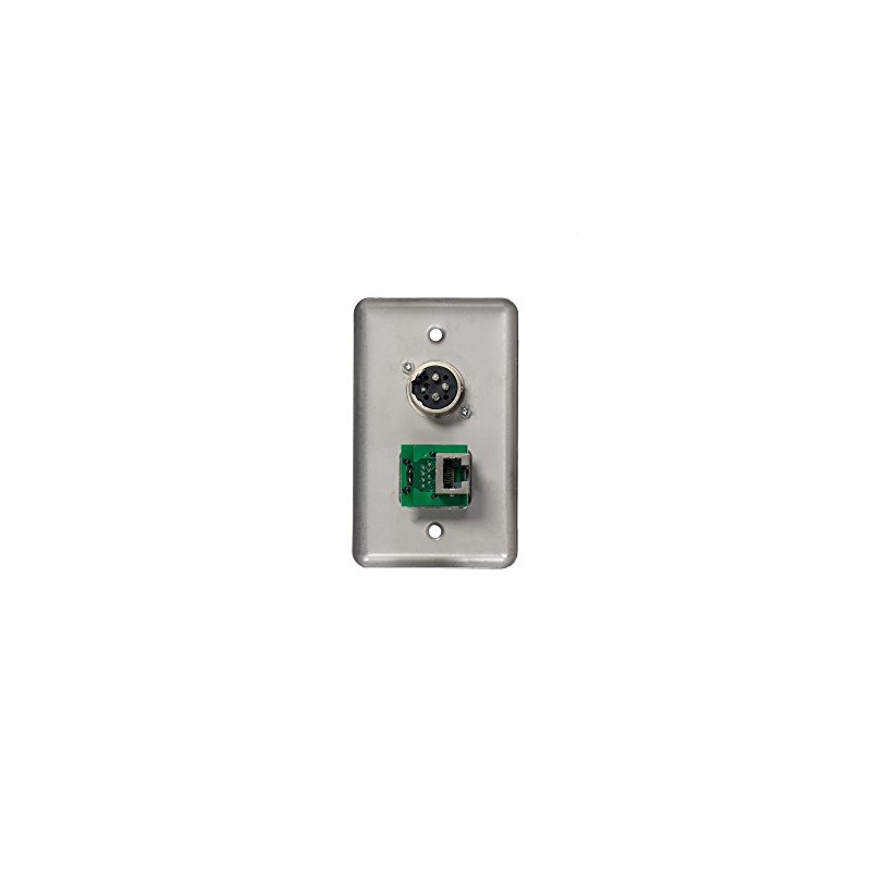 Elite Core Duplex Wall Plate w/1 Tactical Ethernet and 1