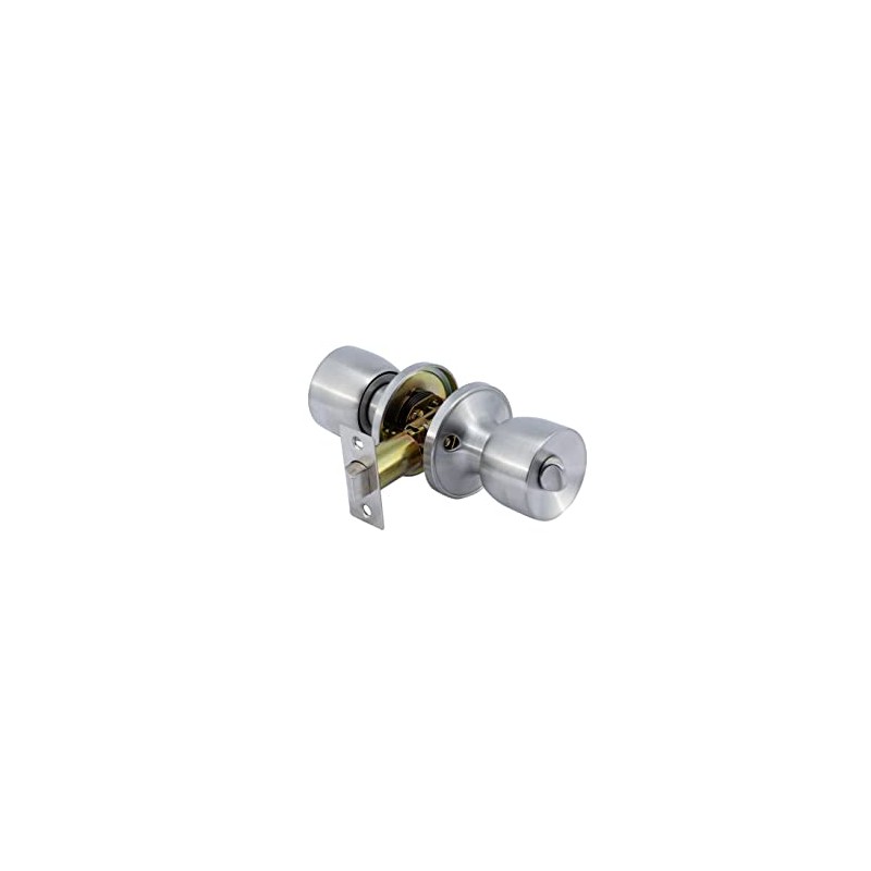Yale Bathroom KNOB Set Nickel, Rose diameter of 64mm