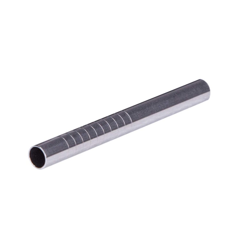 5 Mini Straws 70 mm Hygienic Stainless Steel