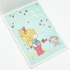 Ado Mizumori Square Memo Pad with Sticker, White 405498 Ado