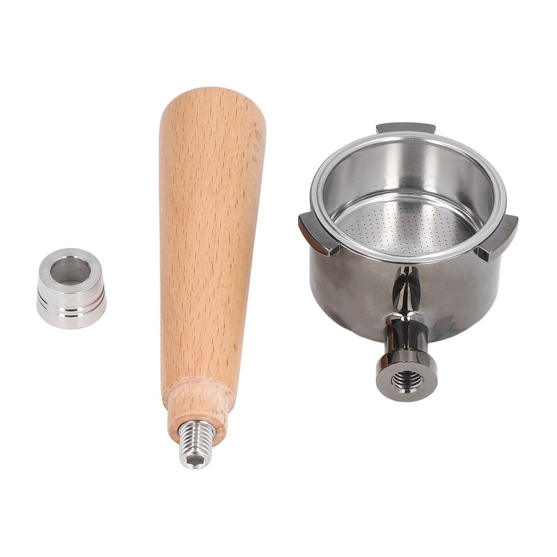 51mm Bottomless Coffee Portafilter Zinc Alloy Coffee Filter Handle For
