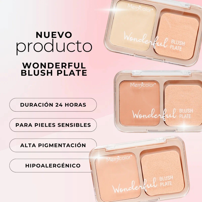 Base En Polvo Compacto Set Con Aplicador Maquillaje Nude