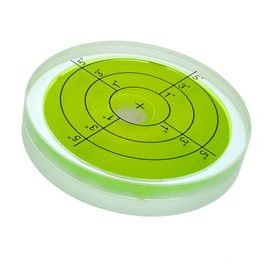 75X14mm metal horizontal bubble universal high precision bubble level round bubble level ruler calibration tape installation 15 ′ / 2mm （Pure glass）