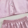 MAINESAKA Toddler Baby Girl Satin Pajamas Set Feather Trim Long