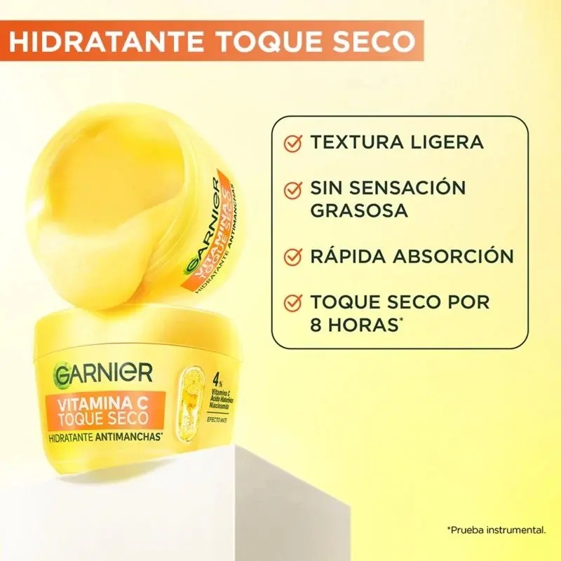 Hidratante Antimanchas Vitamina C Toque Seco 85g Garnier