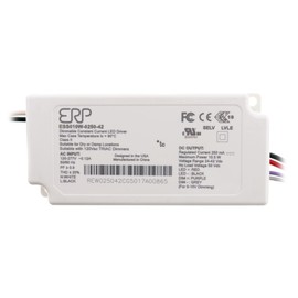 ERP ESS010W-0250-42 Constant Current LED Driver, TRIAC Dimmable, 250mA, 10W, 24-42Vdc, 120/277V