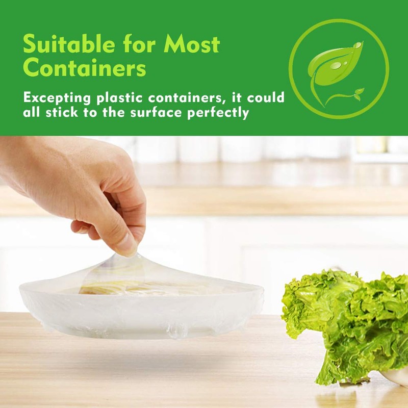 WRAPOK 100% Compostable Kitchen Cling Wrap Biodegradable Corn PLA Food