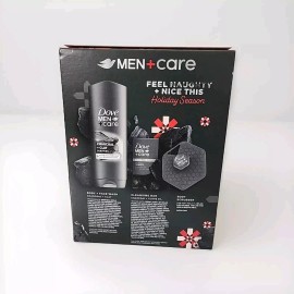 Dove Men+Care Charcoal Gift Set Body + Face Wash Exfoliating Bar Soap Body Scrub