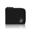 Beverly Hills Polo Club Bi-fold Wallet, L-Shaped Zipper Wallet, Compact