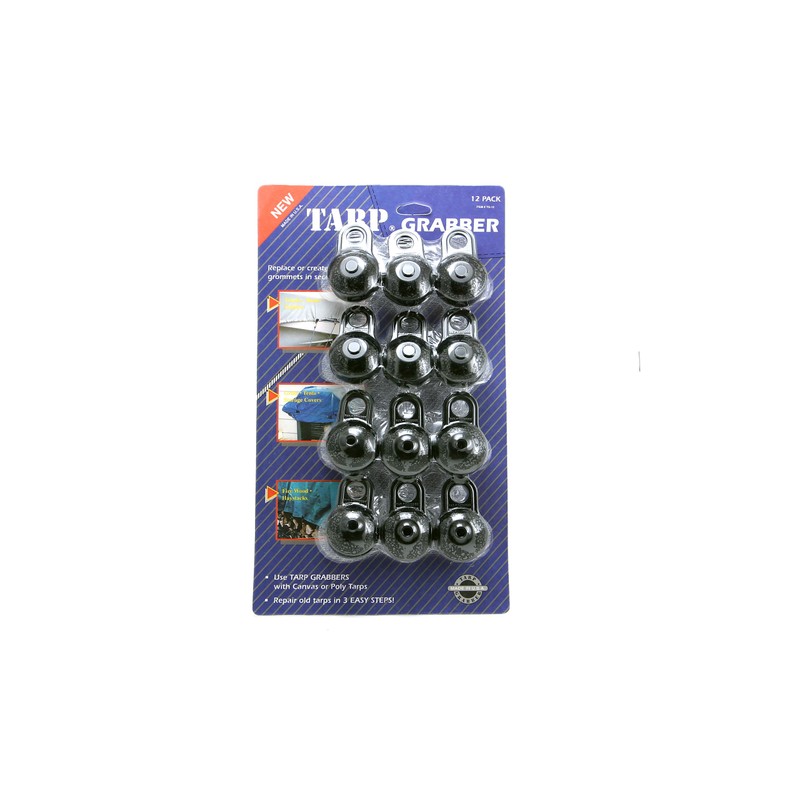 Tarp Grabbers TG-12 Tarp Grabbers, 12-Pack