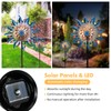Solar Wind Spinner Retro Spinner, Waterproof Outdoor Metal Wind Sculpture