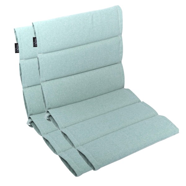 LILENO HOME Garden Chair Cushions in Petrol [Set of 2