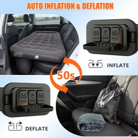 AYAMAYA Car Air Mattress Back Seat with Built-in Rechargeable Air Pump
