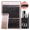 Volume Lash Clusters Kit DIY Lash Extension Kit D Curvature