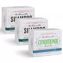 J.R.LIGGETT’S Conditioner Bar 1.75oz + Two Jojoba Peppermint Formula Shampoo Bar