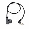 HangTon D-tap Locking DC Barrel Right Angle Power Cable for