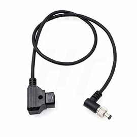 HangTon D-tap Locking DC Barrel Right Angle Power Cable for Video Devices PIX-E7 Atomos Ninja V Monitor