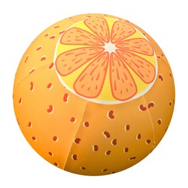 horzmetnex 30 Inch Horse Ball Cover Herding Ball Cover High-Strength Fabric Orange Pattern (Orange, 30)