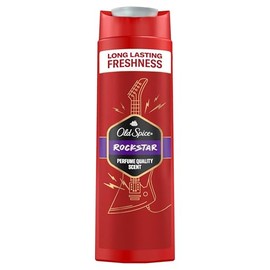 Old Spice Rockstar 3-in-1 Shower Gel for Hair, Face and Body 400 ml, Long Lasting Freshness, Fragrance Quality, Deep Cleansing