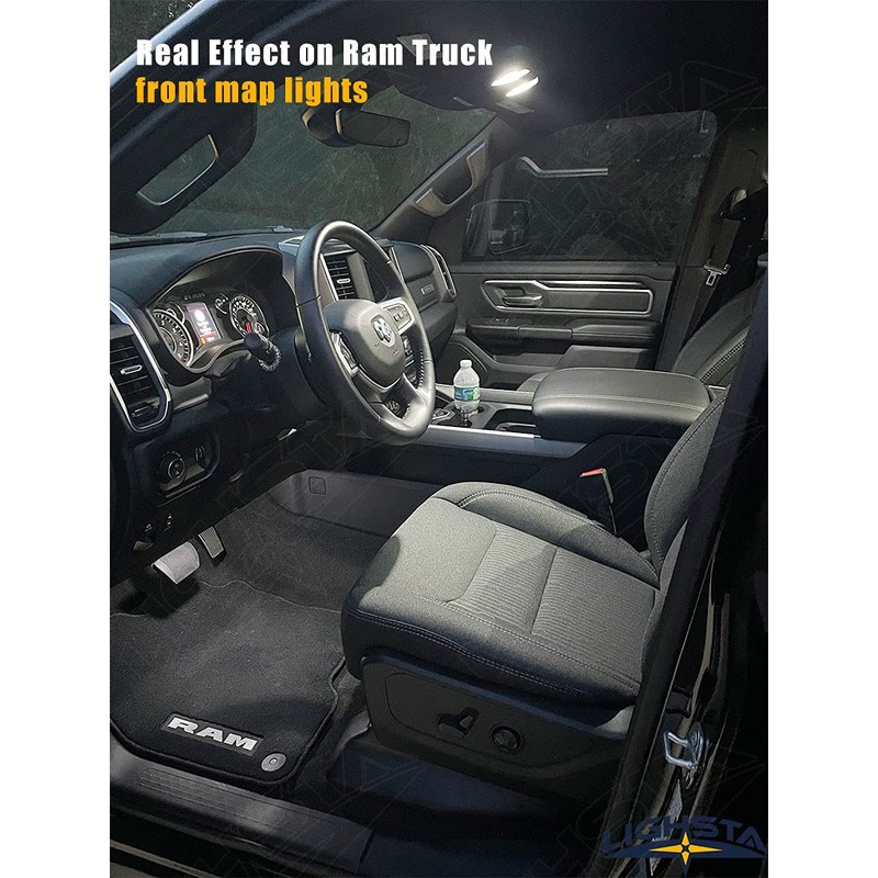 LIGHSTA 12PCS CANBUS Super Bright White LED Interior Light Kit