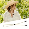 QHAJRYYC 5 Pcs Adjustable Hat Strap Clips, Hat Chin Cord,