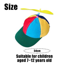 1 Piece Screw Cap, Colorful Screw Cap, Helicopter Hat, Kids Baseball Cap, Helicopter Visor Hat, Suitable for Travel and Outdoor Games