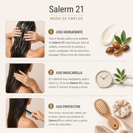 Salerm21 B5 Acondicionador 1 Litro - Mascarilla Para El Cabello - Crema Para El Cabello De Tocador - Con Proteína De Seda - Mascarilla Salerm 21 Profe