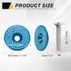 sourcing map 1 1/4" Bicycle Headset Top Cap Cover Aluminum